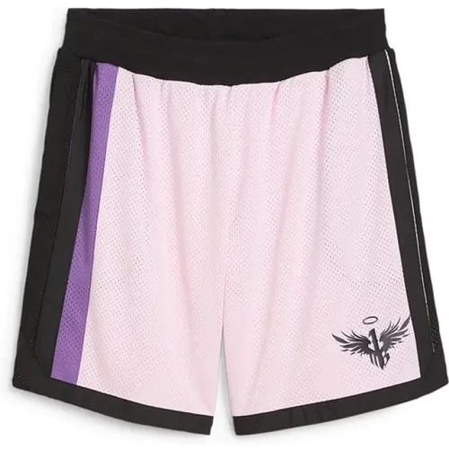 Iridescent Mesh Short Whisper , Herren, Größe: XS - Puma - Modalova