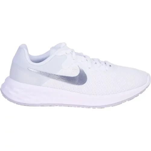 Weiße Stoff Sneakers Nike - Nike - Modalova