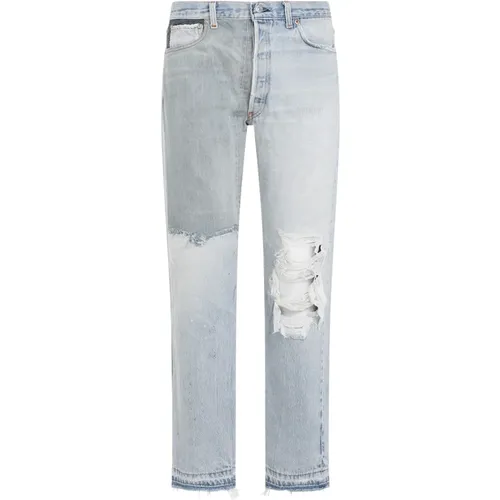 Vintage Denim Straight Leg Jeans - Gallery Dept. - Modalova