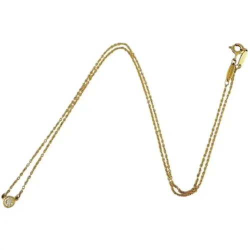 Pre-owned Jewellery, female, , Size: ONE SIZE Pre-owned Gold necklaces - Tiffany & Co. Pre-owned - Modalova