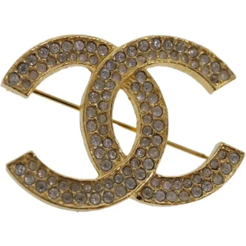 Pre-owned Jewellery, female, , Size: ONE SIZE Pre-owned Metal brooches - Chanel Vintage - Modalova