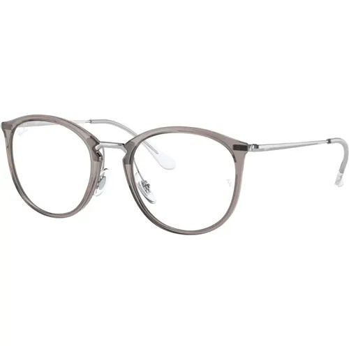 Glasses, unisex, , Size: 51 MM Round Eyewear Frames Grey - Ray-Ban - Modalova