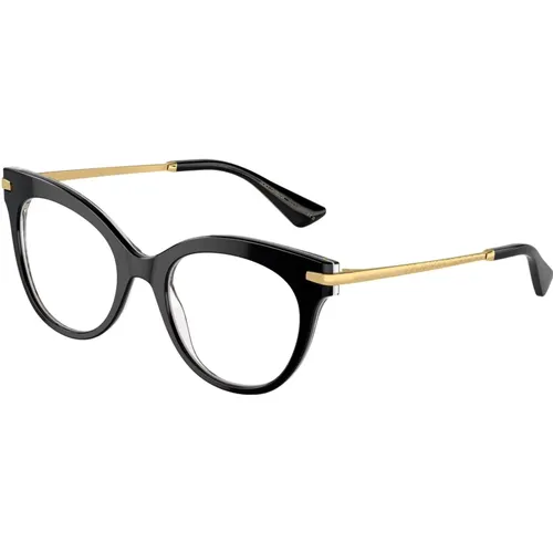 Stylische Brille Dg3392 Farbe 3299 , Damen, Größe: 52 MM - Dolce & Gabbana - Modalova