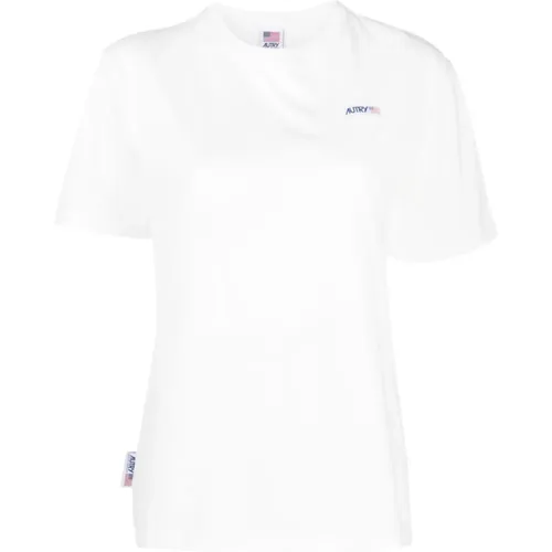 Klassisches T-Shirt 401W , Damen, Größe: XS - Autry - Modalova