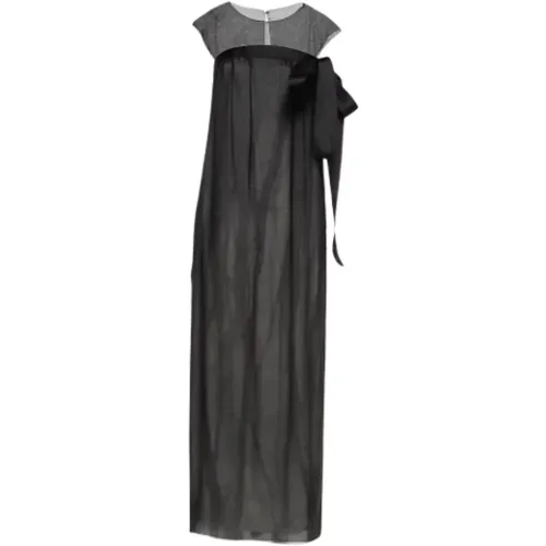 Pre-owned Silk dresses , female, Sizes: S - Chanel Vintage - Modalova