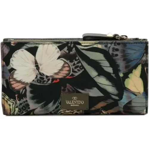 Pre-owned Wallets, female, , Size: ONE SIZE Pre-owned Canvas wallets - Valentino Vintage - Modalova