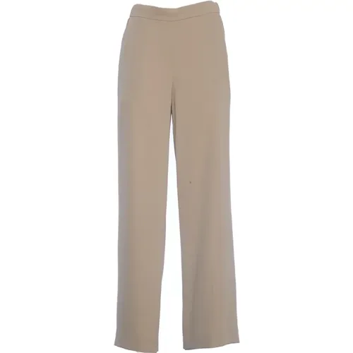 Wide Trousers, female, , Size: S Elastic Waistband Palazzo Trousers - P.a.r.o.s.h. - Modalova