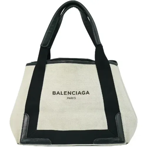 Pre-owned Tote Bags, female, , Size: ONE SIZE Pre-owned Canvas totes - Balenciaga Vintage - Modalova