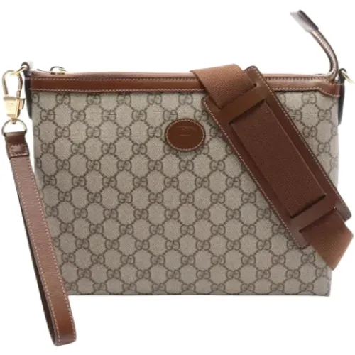 Pre-owned Cross Body Bags, male, , Size: ONE SIZE Pre-owned Leather gucci-bags - Gucci Vintage - Modalova