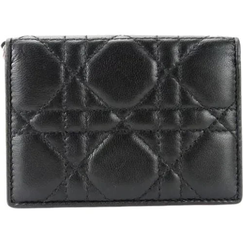 Pre-owned Wallets, female, , Size: ONE SIZE Pre-owned Leather wallets - Dior Vintage - Modalova