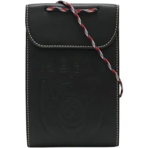 Pre-owned Cross Body Bags, female, , Size: ONE SIZE Pre-owned Leather Crossbody Bag - Loewe Pre-owned - Modalova