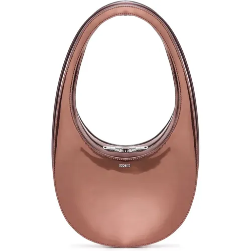 Copper Shoulder Bag with Mirror Finish , female, Sizes: ONE SIZE - Coperni - Modalova