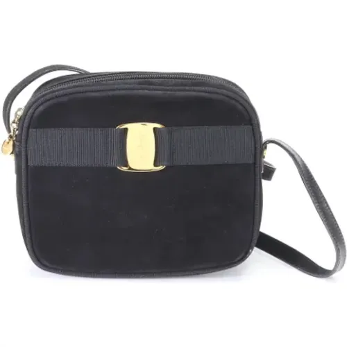 Pre-owned Cross Body Bags, female, , Size: ONE SIZE Pre-owned Leather crossbody-bags - Salvatore Ferragamo Pre-owned - Modalova