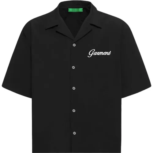 Embroidered Bowling Shirt in Cotton , male, Sizes: S, L, M - Garment Workshop - Modalova