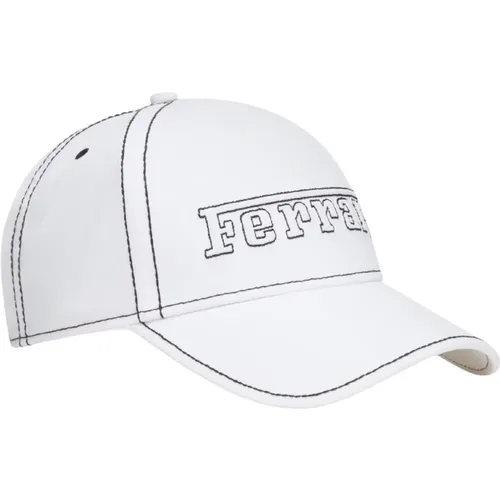 Caps, male, , Size: ONE SIZE Baseball Cap with Logo - Ferrari - Modalova