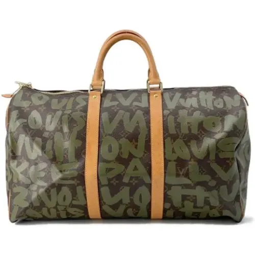 Pre-owned Weekend Bags, male, , Size: ONE SIZE Pre-owned Canvas louis-vuitton-bags - Louis Vuitton Vintage - Modalova