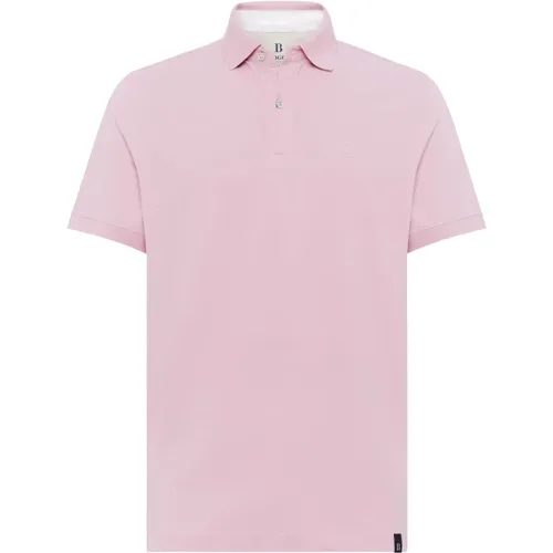 Baumwoll-Piqué-Poloshirt , Herren, Größe: 2XL - Boggi Milano - Modalova