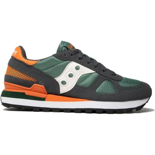 Original Shadow Grün Orange Herren Sneakers , Herren, Größe: 40 EU - Saucony - Modalova