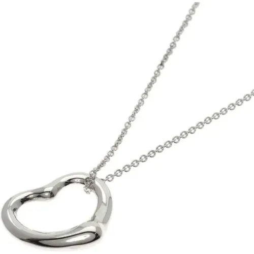 Pre-owned Jewellery, female, , Size: ONE SIZE Pre-owned Silver necklaces - Tiffany & Co. Pre-owned - Modalova