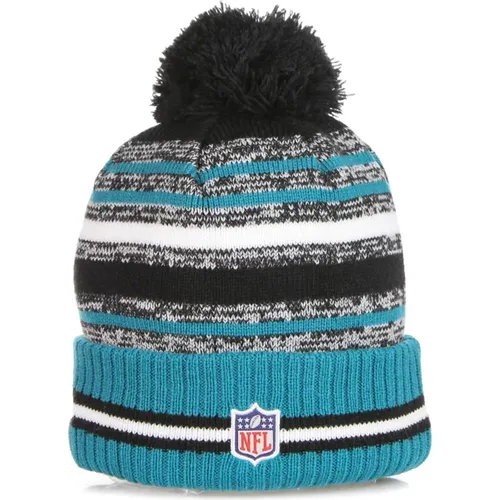 Beanies, male, , Size: ONE SIZE NFL Jacksonville Jaguars Pom Pom Beanie - new era - Modalova