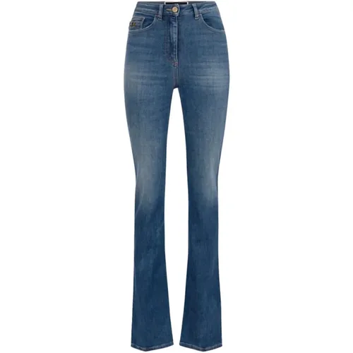 Blaue Jeans für Frauen,Boot-cut Jeans - Elisabetta Franchi - Modalova