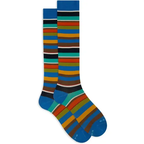 Italienische ultraleichte lange Socken Mehrfarbig - Gallo - Modalova