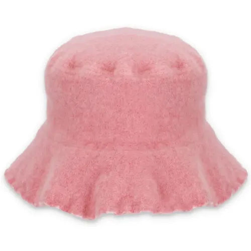 Rosa Woll-Bucket-Hut für Männer , Herren, Größe: ONE Size - Comme des Garçons - Modalova