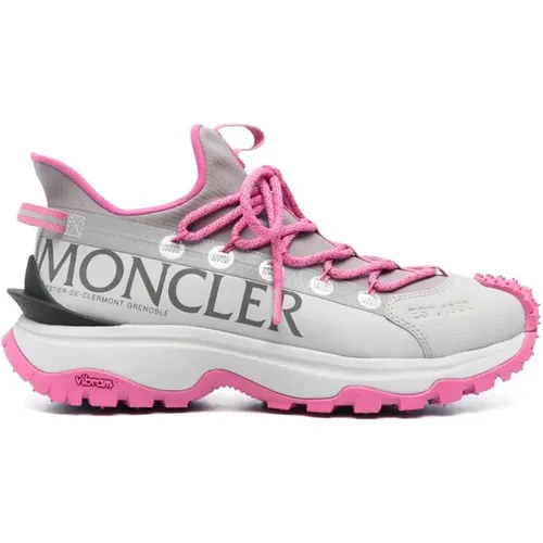 Lite 2 Trailgrip Sneakers Grey/Pink , female, Sizes: 4 UK - Moncler - Modalova