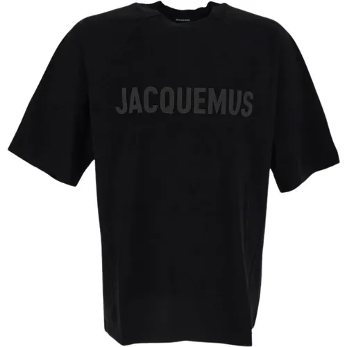 Baumwoll T-Shirt , Herren, Größe: L - Jacquemus - Modalova