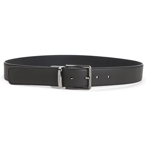 Belts, male, , Size: 100 CM Leather Belt Ss25 - Ermenegildo Zegna - Modalova