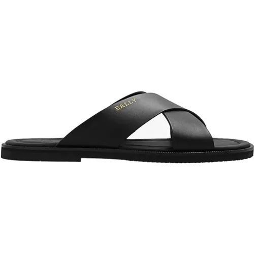 Iconic Flat Summer Sandals , male, Sizes: 5 UK, 6 UK - Bally - Modalova