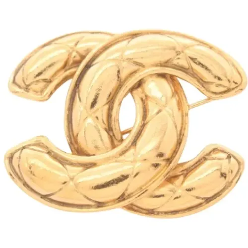 Pre-owned Jewellery, female, , Size: ONE SIZE Pre-owned Metal brooches - Chanel Vintage - Modalova