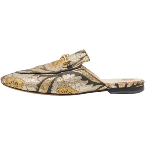 Pre-owned Flats, female, , Size: 7 US Pre-owned Fabric flats - Gucci Vintage - Modalova