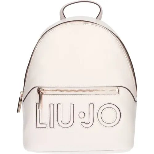 Backpacks, female, , Size: ONE SIZE Elegant Bucket Bag & Backpack Bianco - Liu Jo - Modalova