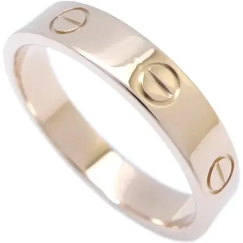 Pre-owned Jewellery, female, , Size: ONE SIZE Pre-owned Rose Gold rings - Cartier Vintage - Modalova