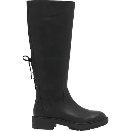 Schwarze Reißverschluss-Hochstiefel Brimfield Damen , Damen, Größe: 38 1/2 EU - Timberland - Modalova