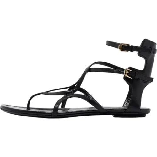 Pre-owned Sandals, female, , Size: 7 US Pre-owned Leather sandals - Ralph Lauren Pre-owned - Modalova