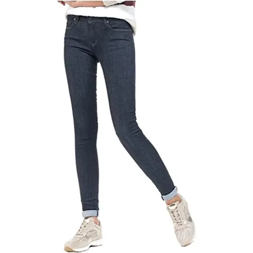 High Waist Dark Skinny Jeans , female, Sizes: W27 L32 - Salsa - Modalova