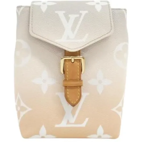 Pre-owned Backpacks, female, , Size: ONE SIZE Pre-owned Canvas Backpack - Louis Vuitton Vintage - Modalova