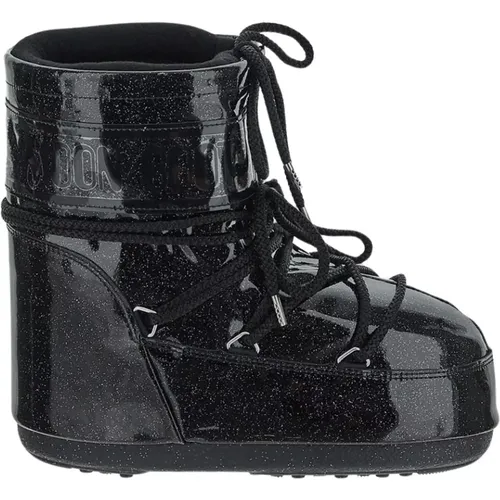 Niedriger Glitter Icon Schuh , Damen, Größe: 36 EU - moon boot - Modalova