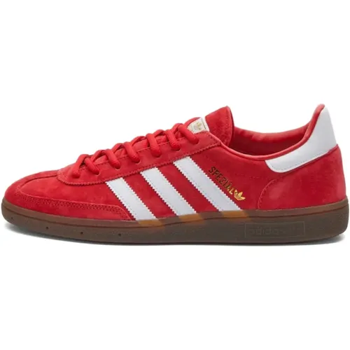 Sneakers, male, , Size: 14 1/3 US Vintage Handball Spezial Sneakers Scarlet/Cloud White/Gum - adidas Originals - Modalova