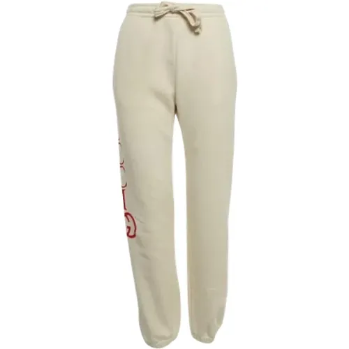 Pre-owned Cotton bottoms , female, Sizes: S - Gucci Vintage - Modalova