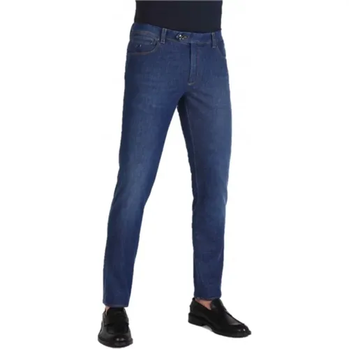Klassische Leonardo Jeans mit 5 Taschen , Herren, Größe: W36 - Tramarossa - Modalova