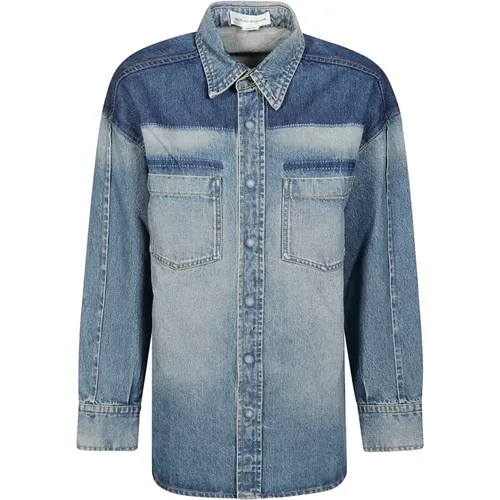 Oversized Denim Jacke - Victoria Beckham - Modalova