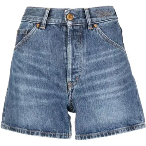 Denim Shorts, 100% Cotton, Classic Design , female, Sizes: W29 - Chloé - Modalova