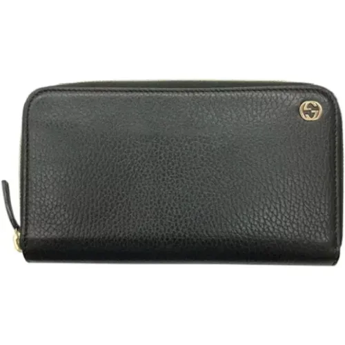 Pre-owned Wallets, female, , Size: ONE SIZE Pre-owned Leather wallets - Gucci Vintage - Modalova