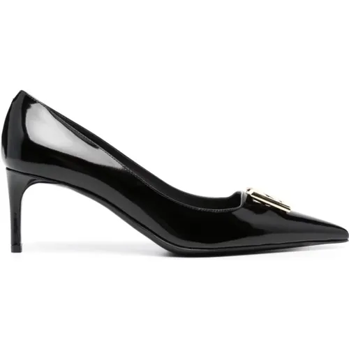 Elegante schwarze Damenschuhe , Damen, Größe: 36 1/2 EU - Dolce & Gabbana - Modalova