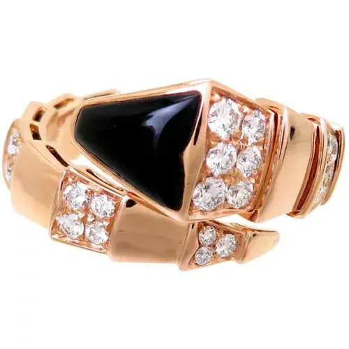 Pre-owned Jewellery, female, , Size: ONE SIZE Pre-owned Rose Gold rings - Bvlgari Vintage - Modalova