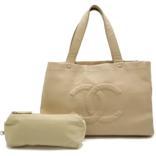 Pre-owned Tote Bags, female, , Size: ONE SIZE Pre-owned Leather chanel-bags - Chanel Vintage - Modalova