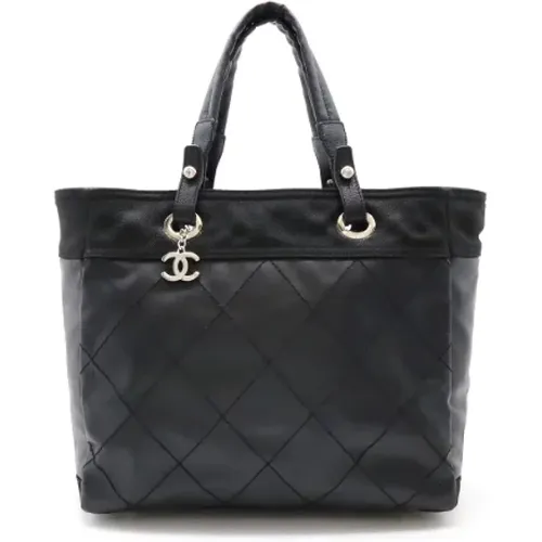 Pre-owned Tote Bags, female, , Size: ONE SIZE Pre-owned Canvas chanel-bags - Chanel Vintage - Modalova